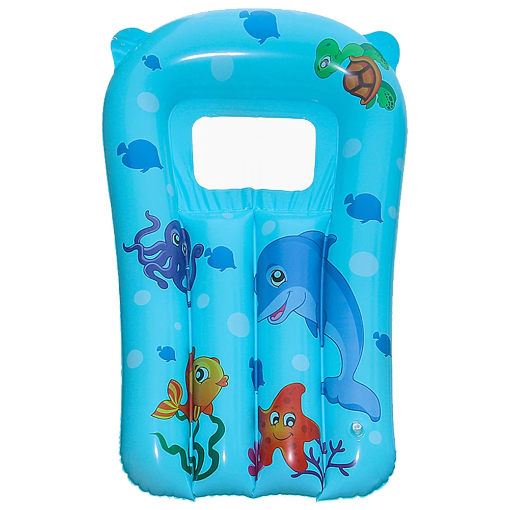 Tabla de surf flotante para niños, sillón reclinable de agua con dibujos animados, fila flotante inflable de PVC, bonita hamaca de agua a prueba de fugas para Fiesta EN LA Piscina