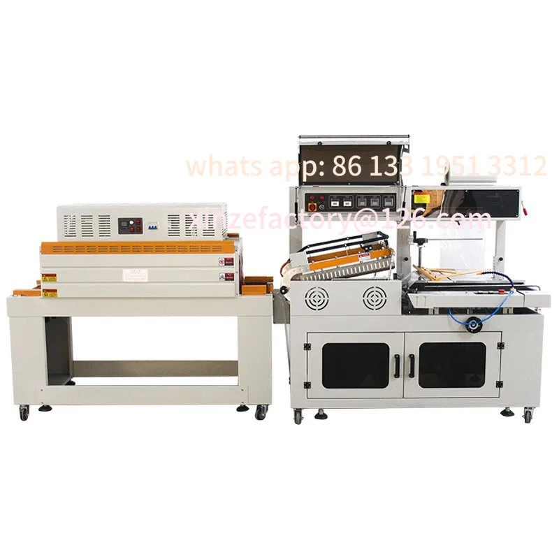 

Plastic sealing Film passing Color box Shrinking film L-type sealing and cutting POF heat shrink