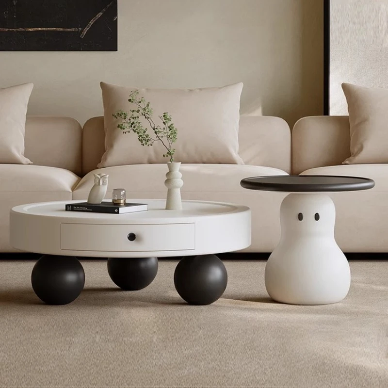 Events Coffee Table Shelves Stainless Polar Oak Finish Noguchi Coffee Table Fluted Mesa De Jantar White Farmhouse Furniture