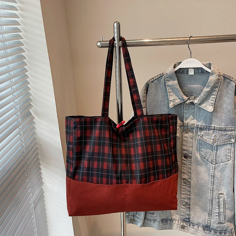 

Текстурированный дизайн, маленькая большая сумка, подходящая для поездок на работу, универсальная сумка через плечо, элегантные холщовые боковые сумки для женщин