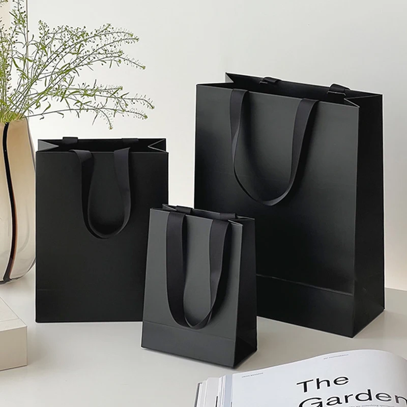 10/20pcs  Gift Bags For Wedding Birthday Party Jewels Box Cosmetic Gifts Packaging Bag Small Handbag Custom LOGO Paper Bag