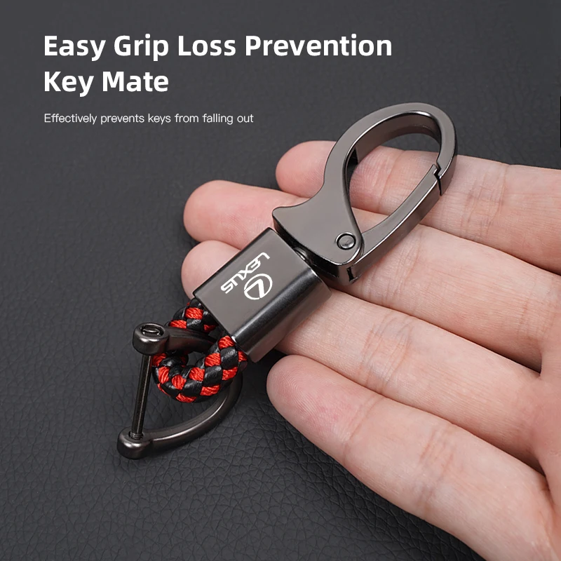 New handmade PU leather rope pendant keychain For Lexus RX330 IS250 Ct200h ES300h RX350 IS300h NX300h RX400h ES350 NX RX GX460