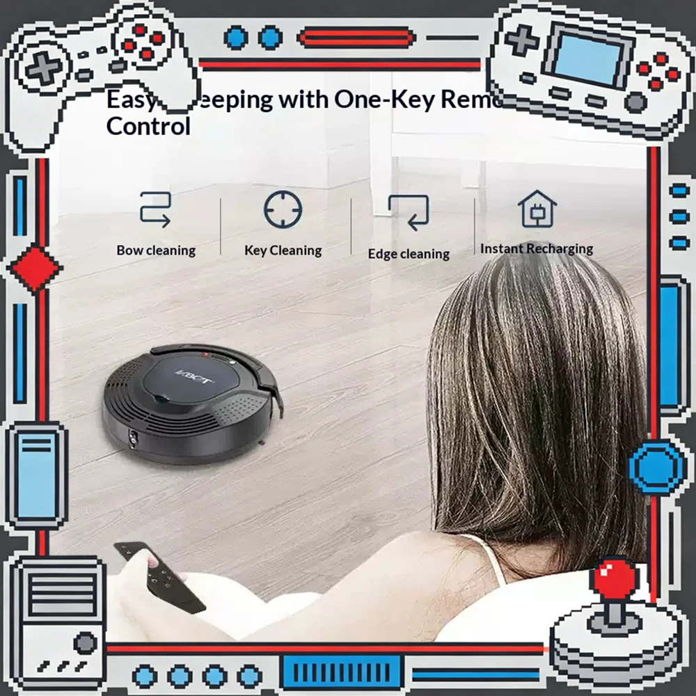 

VBOT G52-1 Sweeping Robot Vacuum Automatic recharging, sweeping, suction and towing integration Robot Vacuum Cleaner Gifts