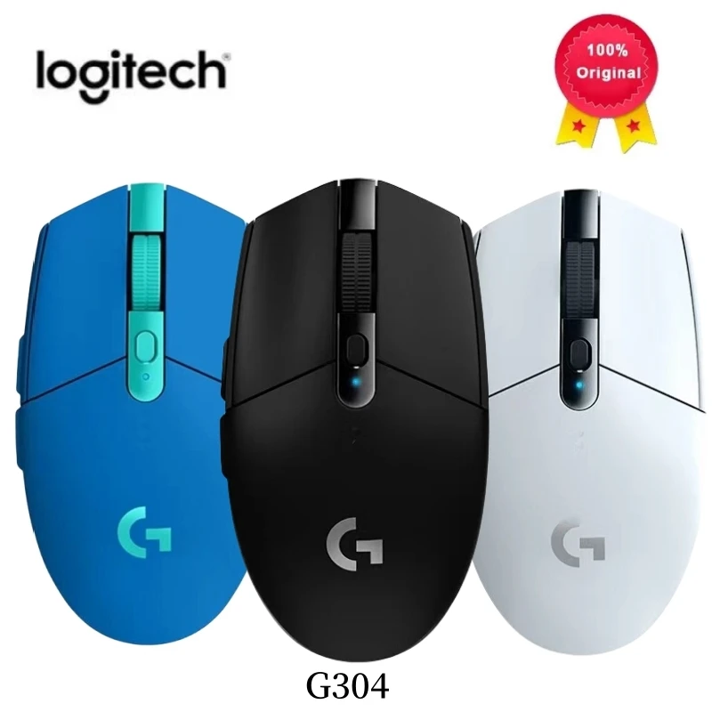 

Logitech Gaming Wireless Mouse G304, Programmable Peripheral Device, Used for Office, Desktop, Laptop, LOL