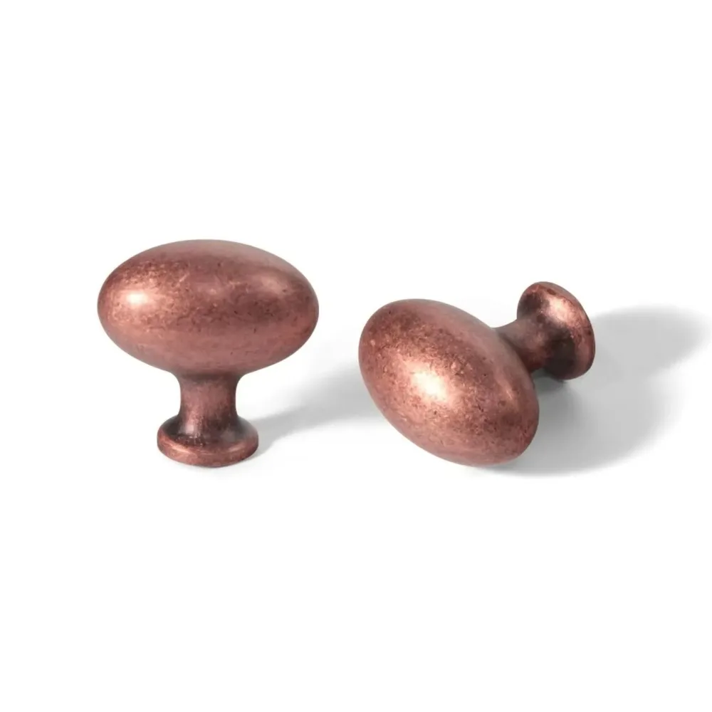 Goo-Ki Low Profile Antique Brass Cabinet Pulls Double Hole Centers(11.4''/12.6'') Zinc Alloy Handle for Drawer Cupboard Wardrobe