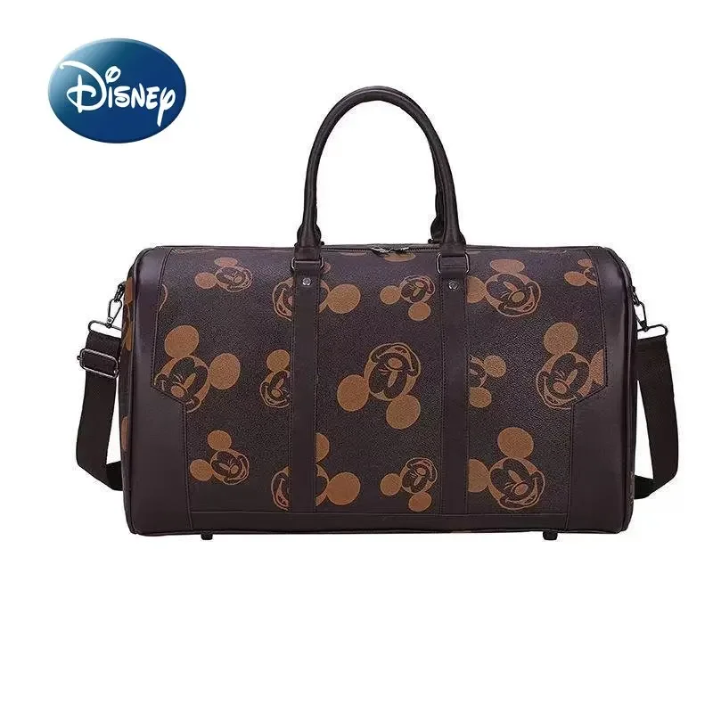 Disney-bolso de viaje de Mickey para hombre y mujer, bolsa de equipaje de gran capacidad, bolsa de pañales para bebé, marca de lujo, nuevo