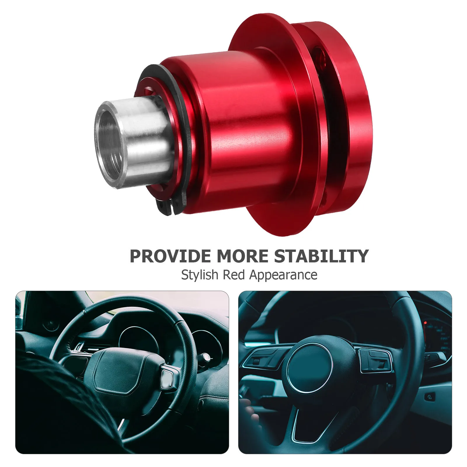 

Steering Wheel Quick Disconnect Adapter 3-Hole Universal Fit For Car Modification 360 Degree Steering Hub Release Tool