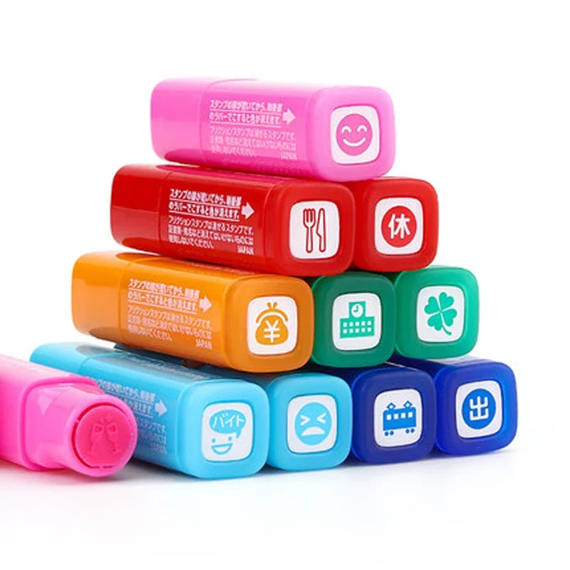 Pilot Frixion Stamp 6pcs/lot  Available Cute Stamps Eraserable School Supplies Korean Stationery view 4