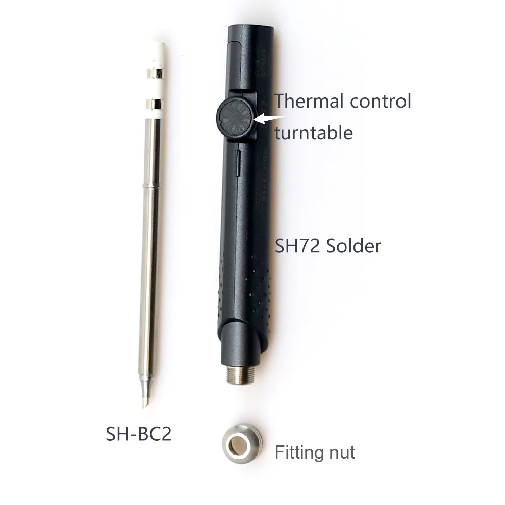 SH72 65W 12-24V 220-400℃ Adjustable Soldering Iron Station Mini portable welding tool SH-D24 SH-BC2 SH-C4 SH-I iron Tips Set