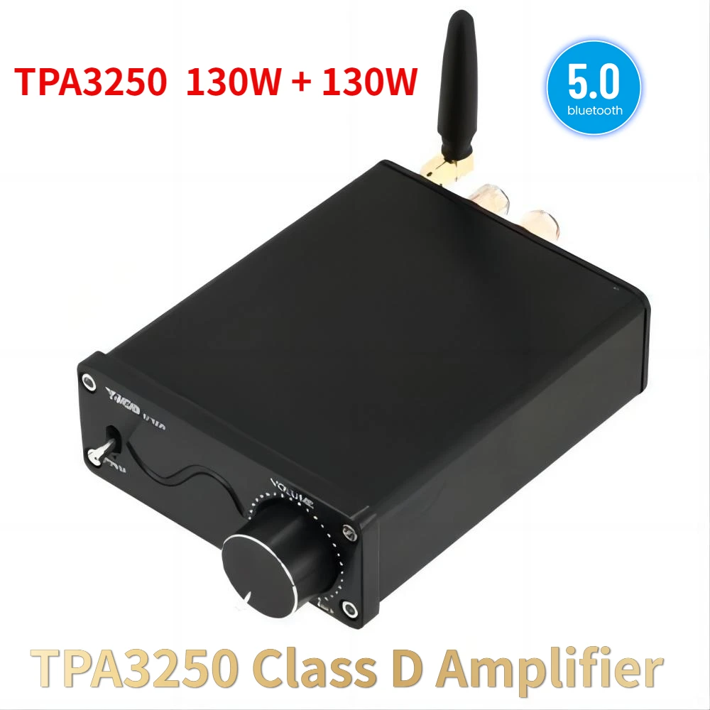 HiFi Sound Amplifier TPA3250 130W*2 Stereo Audio Power Amplifier Bluetooth 5.0 For Speaker For Home Theater Karaoke Amplifiy