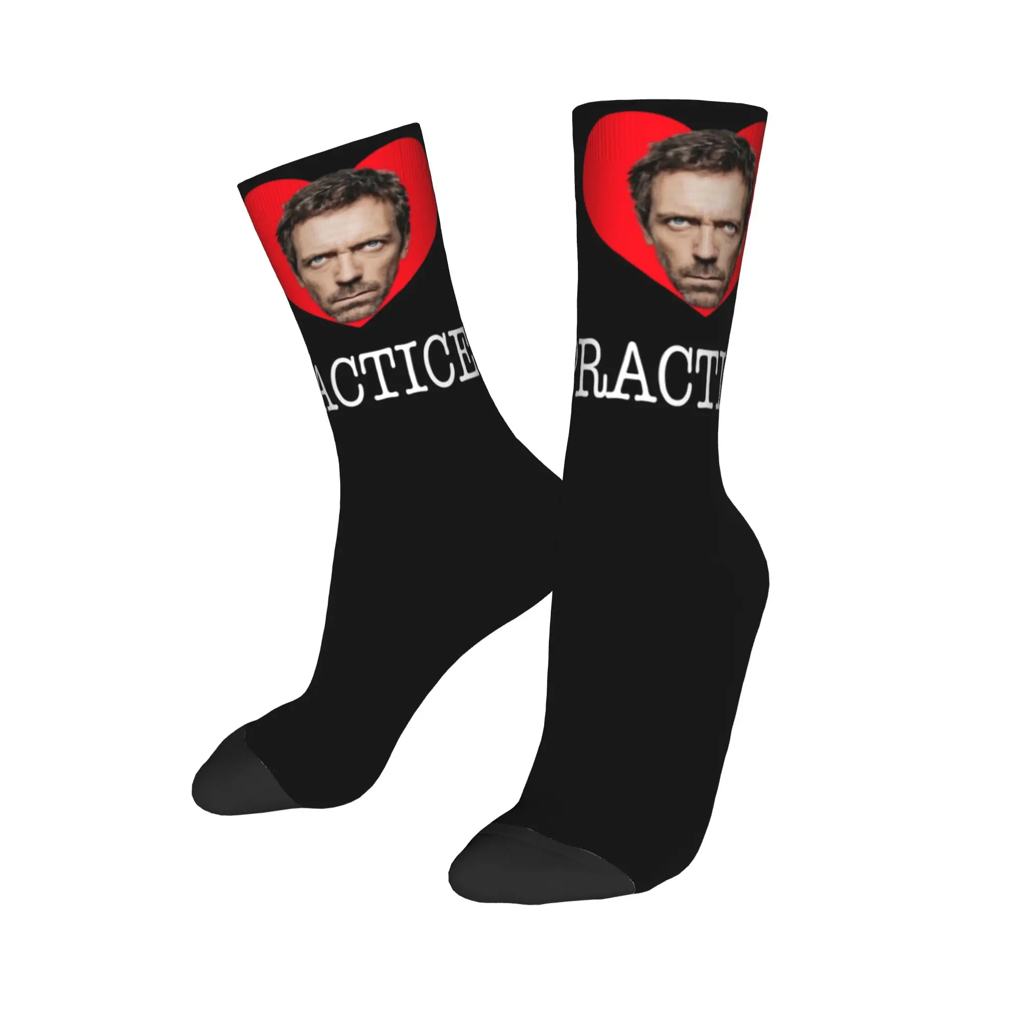 

Носки House MD Dr Gregory House для мужчин и женщин: теплые, милые, замечательные подарки с принтом «Манипуляция, Мэнсплейн, Малпрактис».