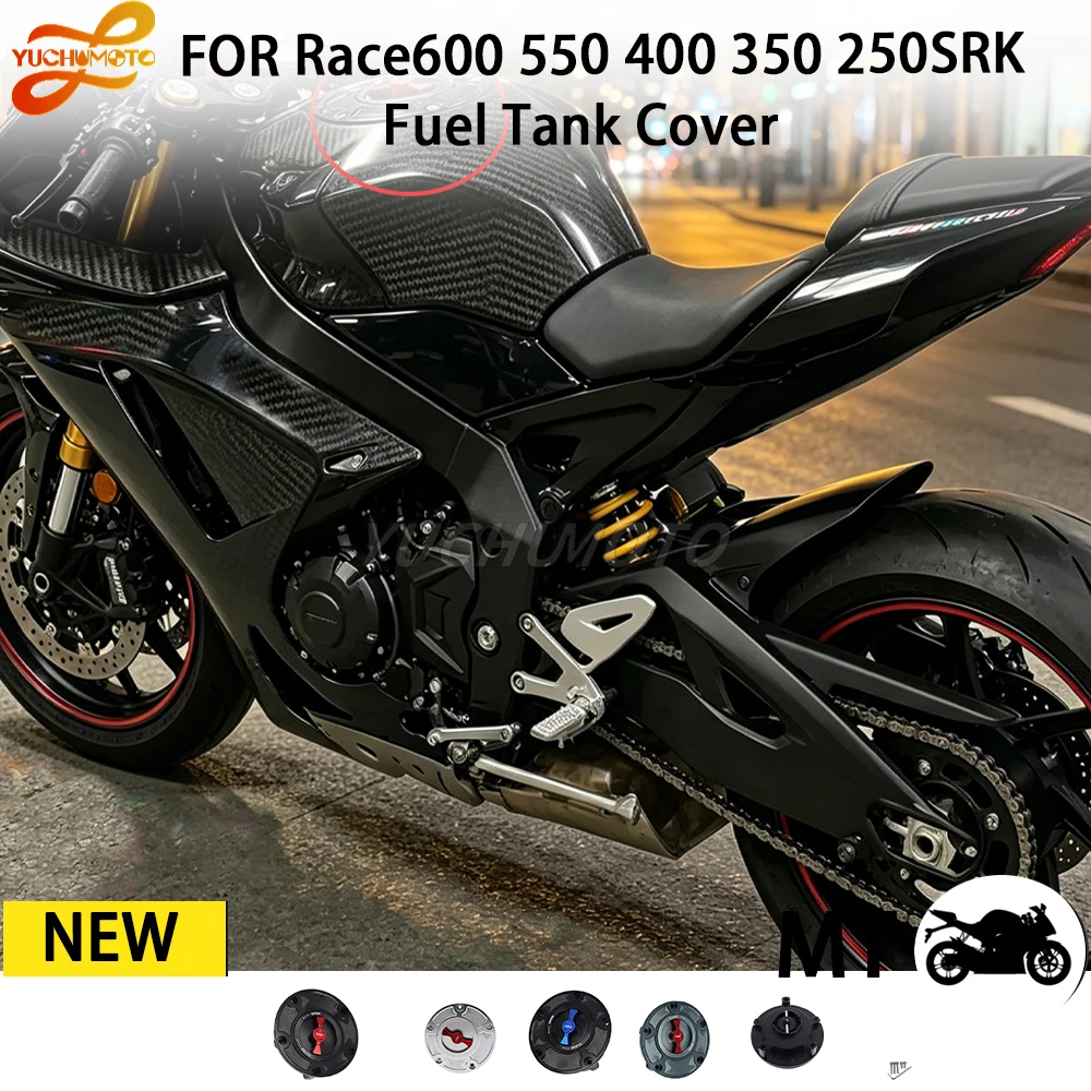 FOR Qjmoto Race600 550 400 350 250SRK Keyless Quick Release Tank Fuel Cap Gas Cover Case Modified Motorcycle Accessories