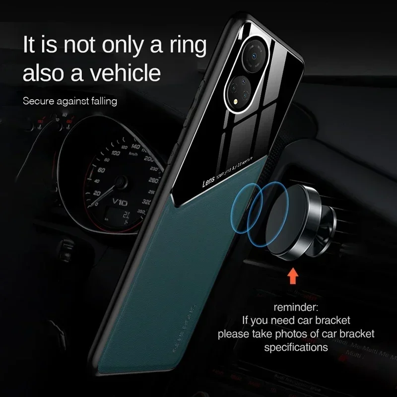 For PocoM4 Pro Case Silicone PU Leather Car Magnetic Hard PC Cover for Xiaomi POCO M4 Pro 5G Xiaomi Pocophone M5 M5s Phone Cases
