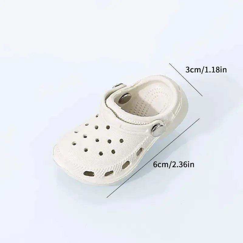 2 قطعة سحر الأحذية الجديدة صالح كروكس قباقيب حديقة إكسسوارات أحذية DIY بها بنفسك ثلاثية الأبعاد حذاء صغير لطيف حذاء صغير السحر للنساء