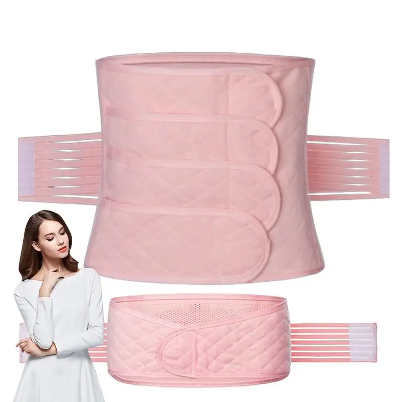 Postpartum Waist Trimmer Adjustable Elastic Abdomen Abdominal Binder High Waist Shaping Belt Breathable For Women Maternity