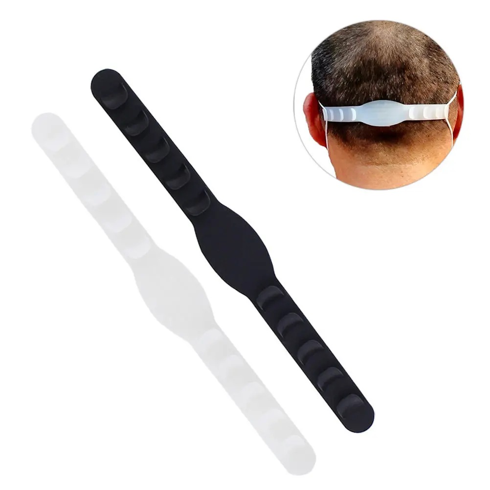 

6Pcs Mask Silicone Ear Rear Hook Adjustable Flexible Hanging Bands Ear Protector for Outdoor Sports Cycling Hiking Skiing