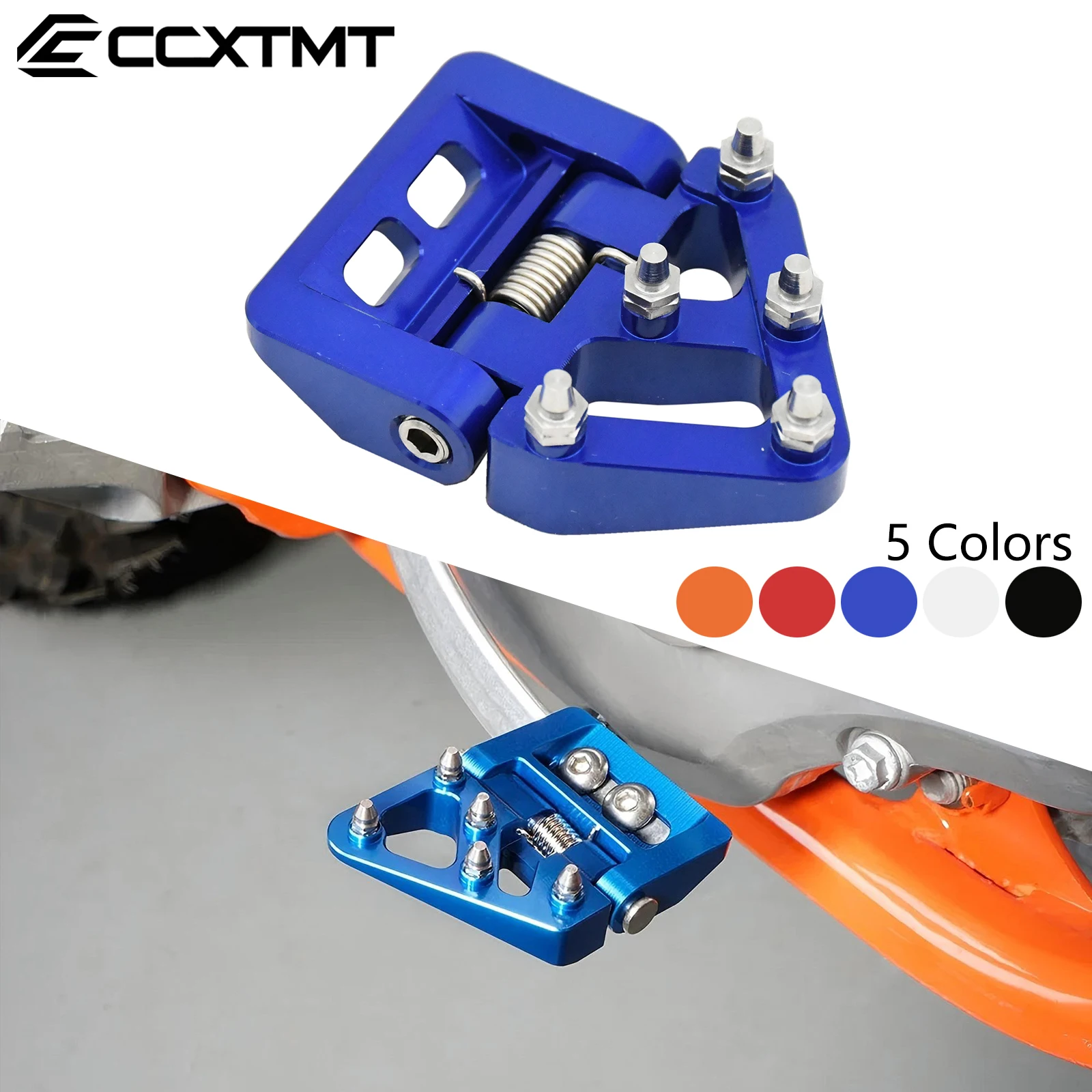 

Motorcycle Folding Rear Brake Pedal Tip Plate For SHERCO SER SEFR SE SEF Factory SC SCF For KTM EXC EXCF SX SXF XC XCF XCW TPI