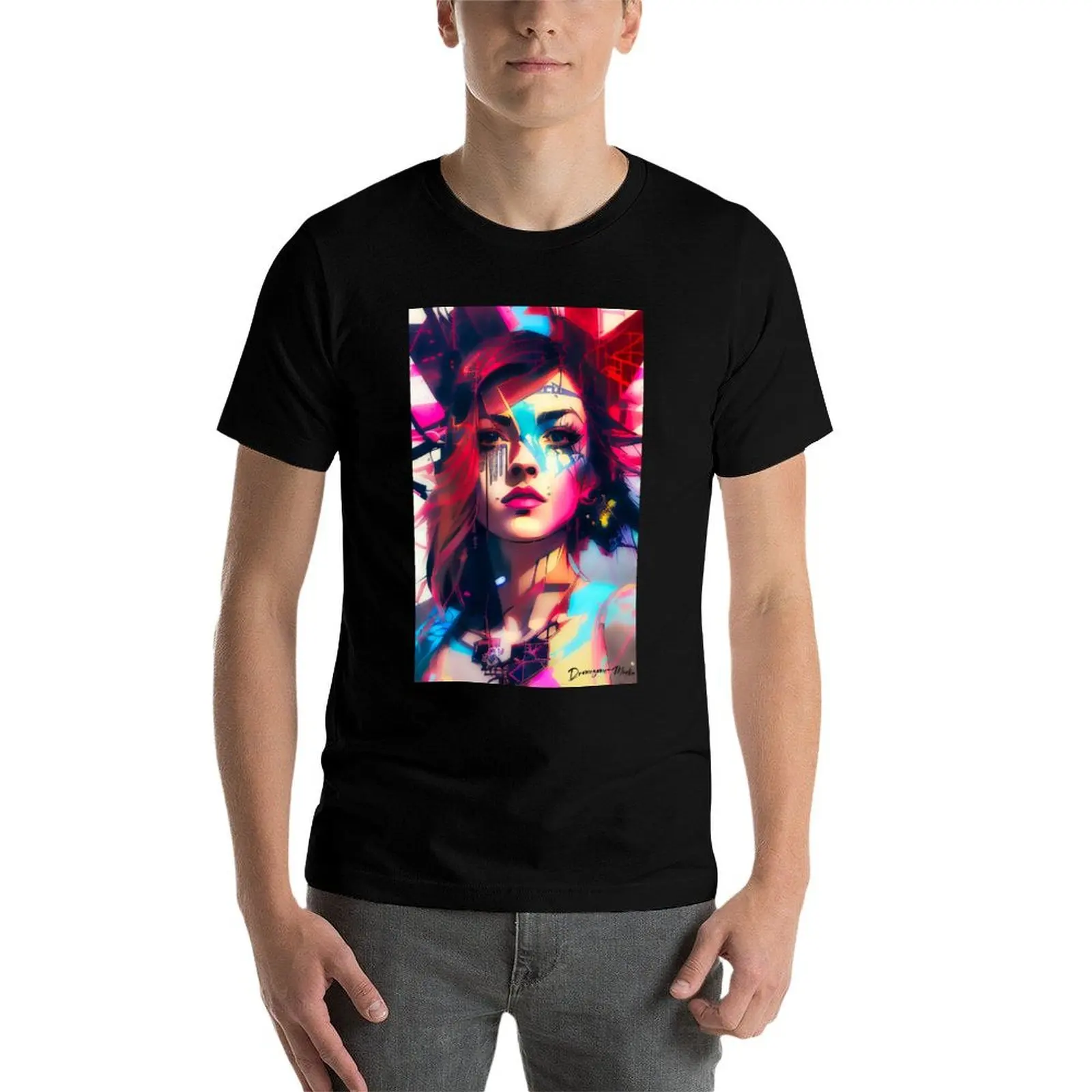 

Abstract modern graffiti art T-Shirt t shirt man luxury graphic t shirts for man T-Shirt