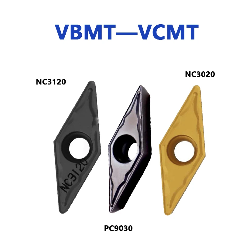 

Carbide Inserts VBMT160404 VCMT160408 -HMP VCMT160404 VBMT110304 NC3030 PC9030 NC3020 Internal Turning Tool Cutting VBMT VCMT