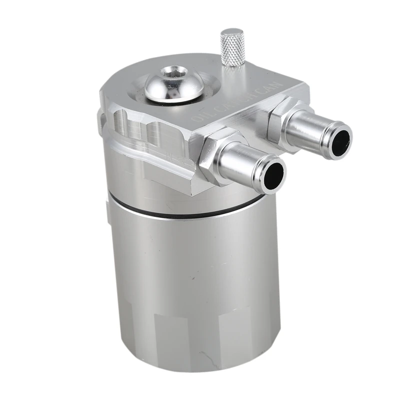 Universal Baffled Oil Catch Can/Tank/Reservoir Tank With Breather Filter Aluminum Fuel Tanks