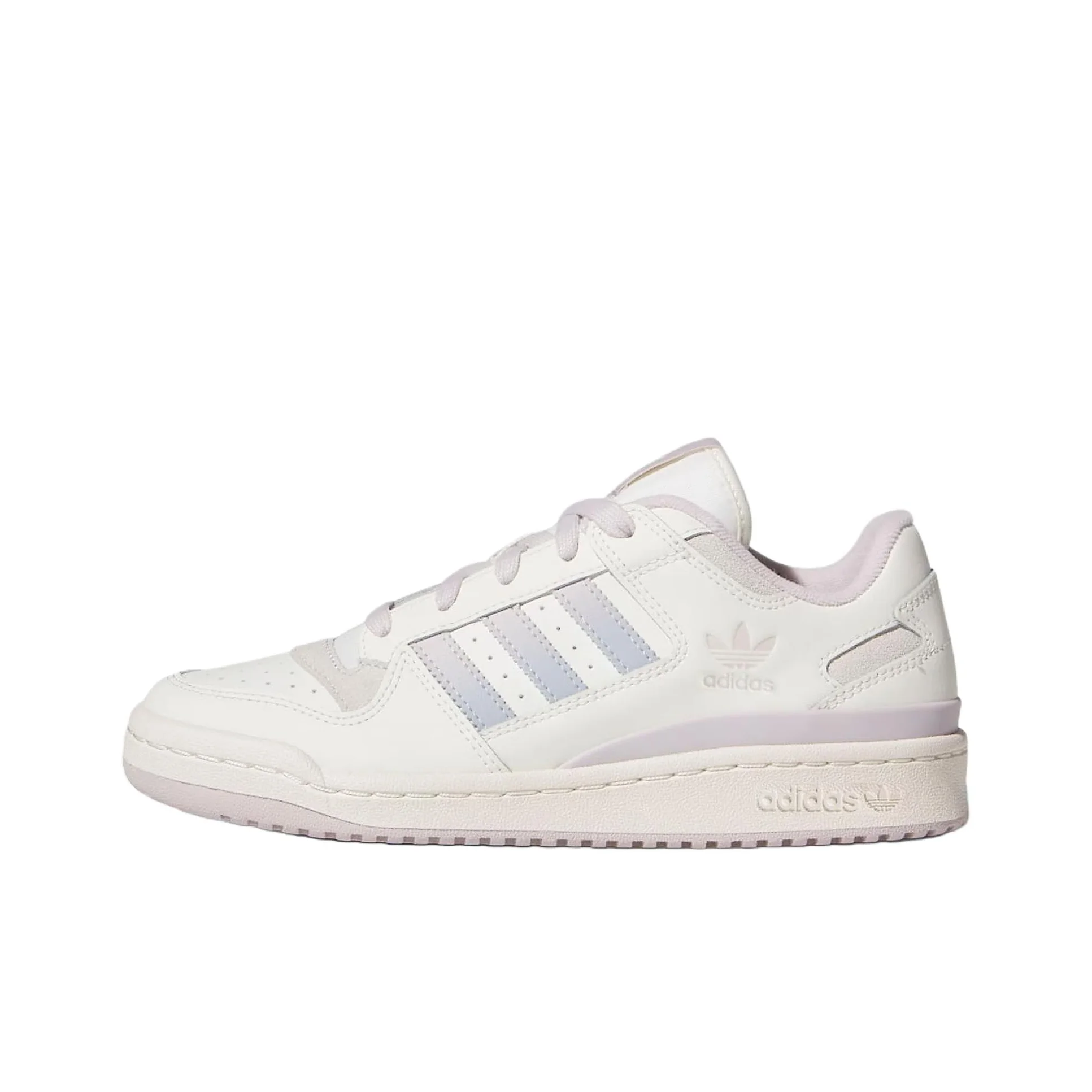 Adidas Originals FORUM CL Low top Skateboard Shoes Women's White Purple JP9023