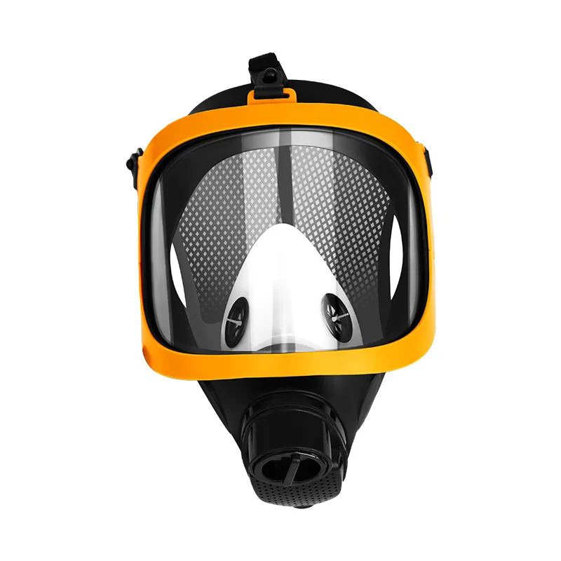 Anti-Virus Comprehensive Spray Paint Chemical Pesticide Anti-Formaldehyde Protection Large Field Of Vision Silicone Gas Mask