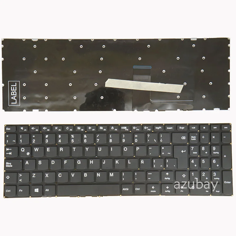 Teclado para Lenovo Ideapad 310 Touch-15ISK, 310-15ISK Touch 310-15ABR belga canadiense BR portugués latino español ruso