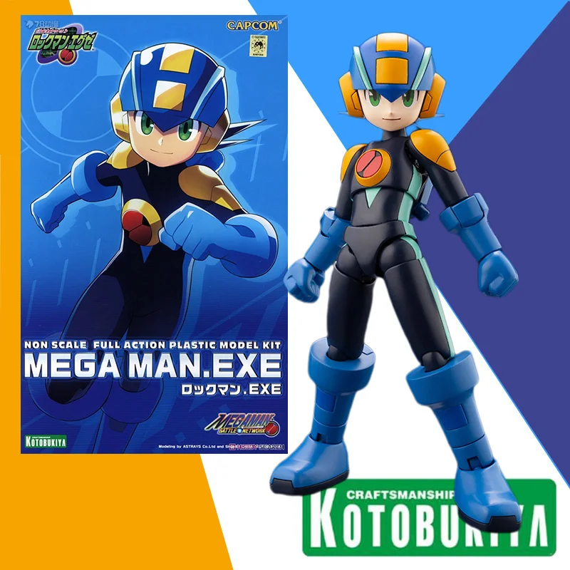 

Фигурка героя аниме Kotobukiya, оригинальная Сборная модель ROCKMANX MEGA MAN.EXE, набор для сборки, коллекционная игрушка, подарок для детей