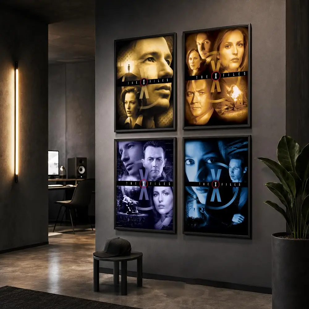 Classic TV Show T-The X-Files Poster Wall Art Print Sticker for Bedroom Living Room Dorm Office Modern Home Decor