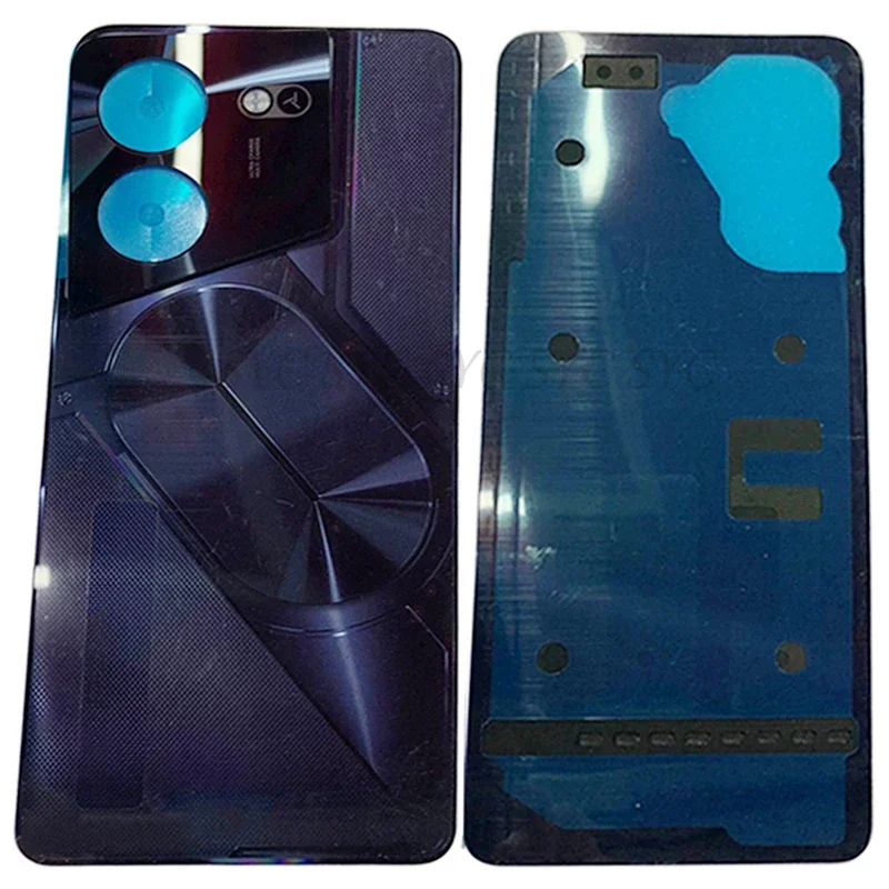 Rear Door Battery Cover Housing Case For Tecno Pova 5 Pro Back Cover with Camera Lens Logo Repair Parts