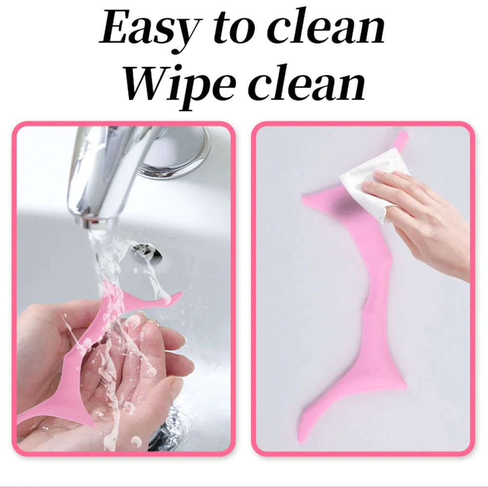 Stencil per sopracciglia Modello per modellare le sopracciglia in silicone Guida per strumenti di trucco per sopracciglia naturali simmetriche Trucco professionale per sopracciglia