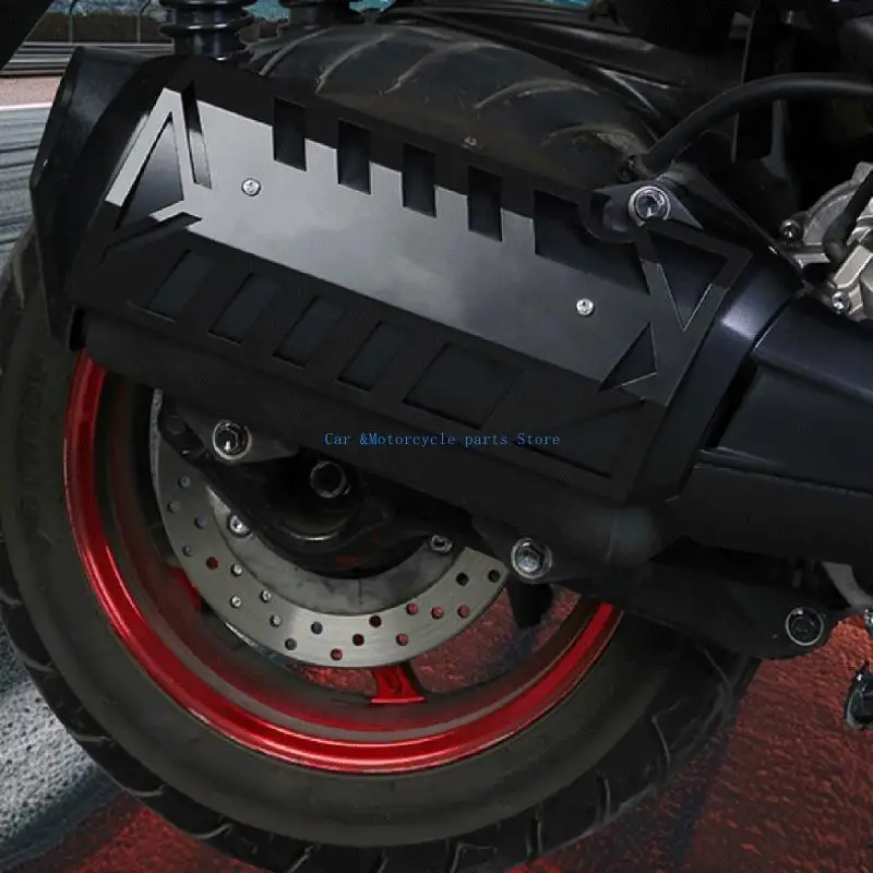 

Y9UC Motorcycle Exhaust Heat Cover for XMAX300 Safety & Styles Enhancement