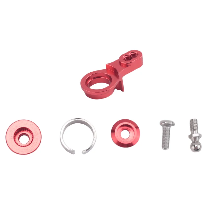 A04F-25T Servo brazo de amortiguación ajustable de Metal Servo bocina para 1/10 coche trepador de control remoto Traxxas TRX4 TRX-4 TRX6 piezas de mejora