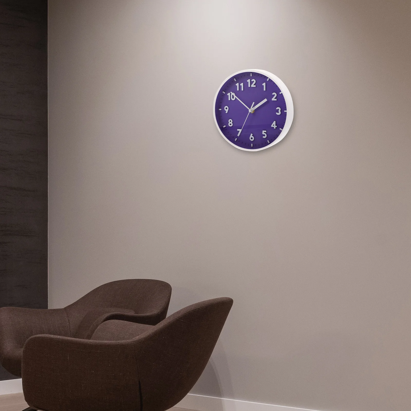 

Round Wall Clock Arabic Numerals Silent Analog Clock For Home Office Bedroom Decor Modern Style Decorative Timepiece