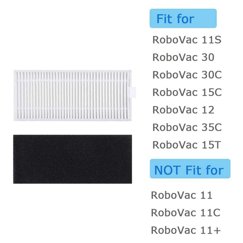 Replacement Parts Compatible For Eufy Slim Boostiq Eufy Robovac 11S & Robovac 15T &Robovac 30 & Robovac 30C Accessories