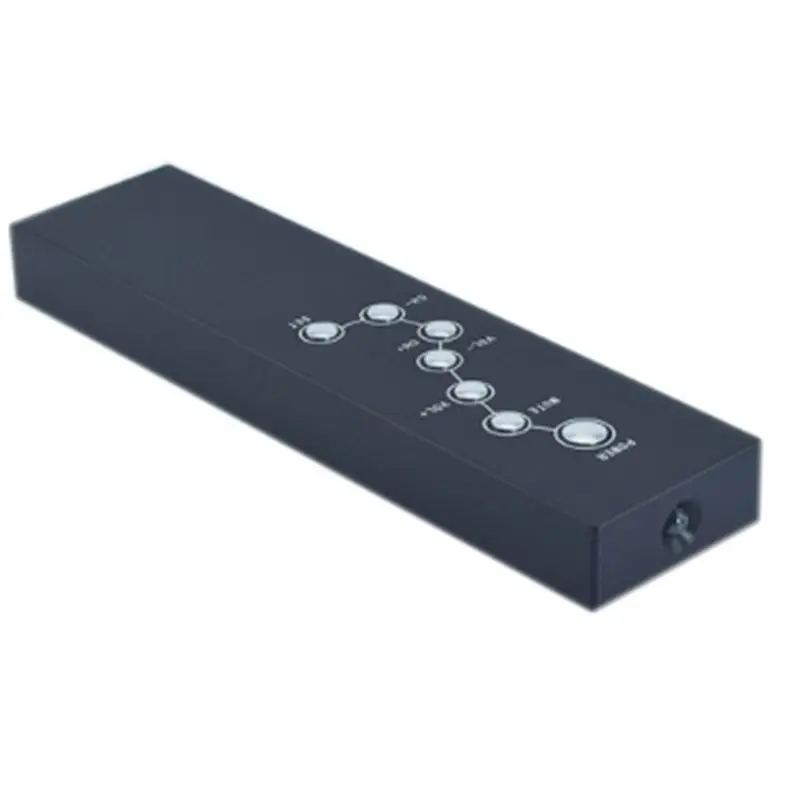 All-Aluminum Infrared Signal 7-Key Remote Control for Hifi Audio CD Preamplifier TV Set-Top Box(C)