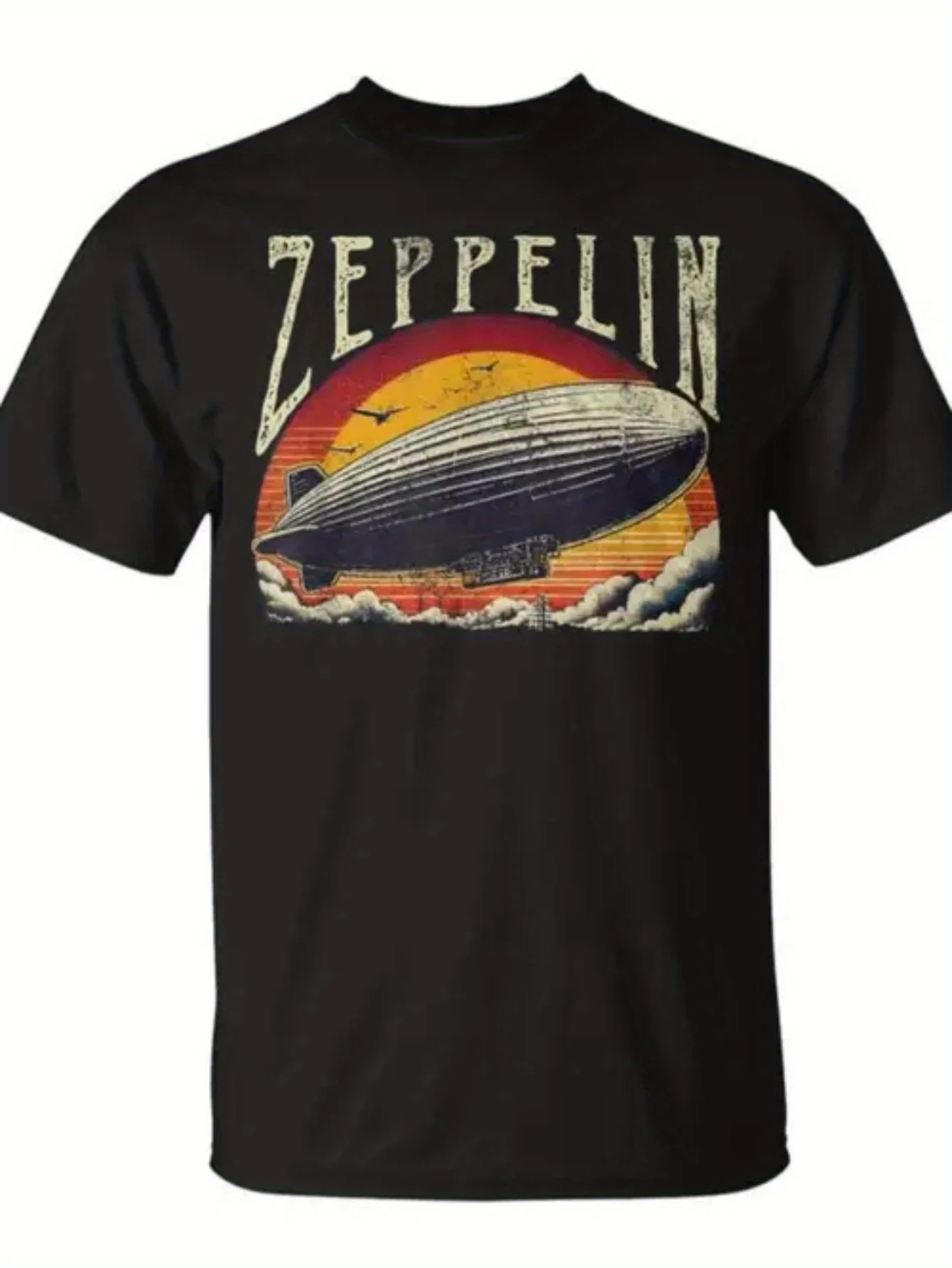 

Men'S Plus Size Casual T-Shirt Vintage Design 100% Cotton Crew Neck Short Sleeve Regular Fit All-Season Comfort