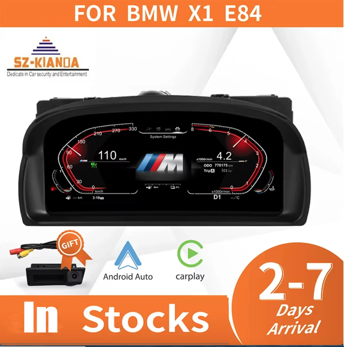 2025 Latest Original Digital LCD Instrument Panel for BMW X1 E84 Cluster Dashboard Cockpit Voor speedometer Display