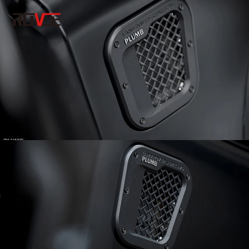 Plumb Design Per Land Rover Defender 90/110/130 1990-2016 Fender Side Air Vent Accessori Auto Side Vent