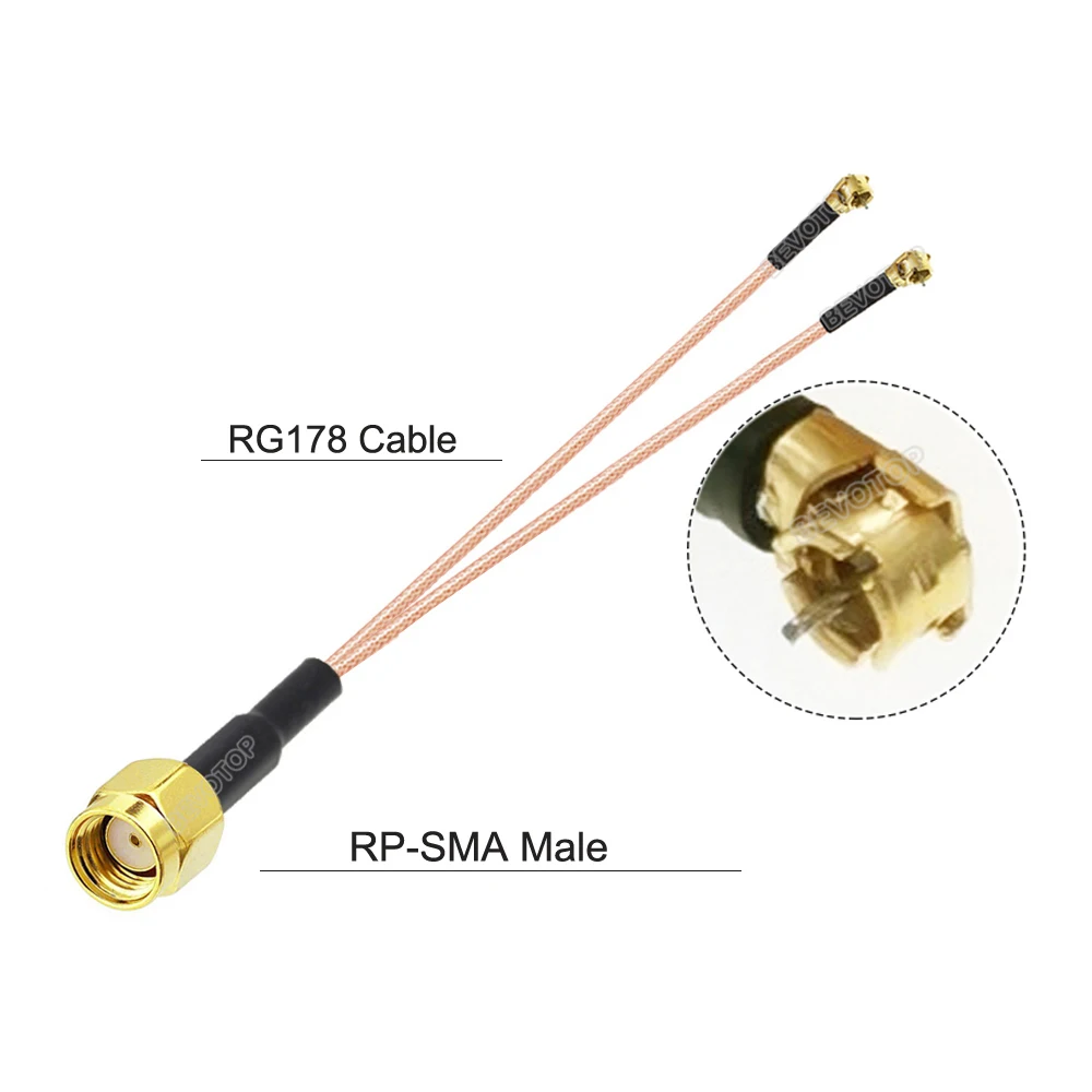 Neue SMA Stecker/Buchse auf IPX DIY Mini MS156 Stecker Stecker 2x 3x Y Splitter Kabel RG178 Pigtail WIFI Antenne Verlängerung Jumper