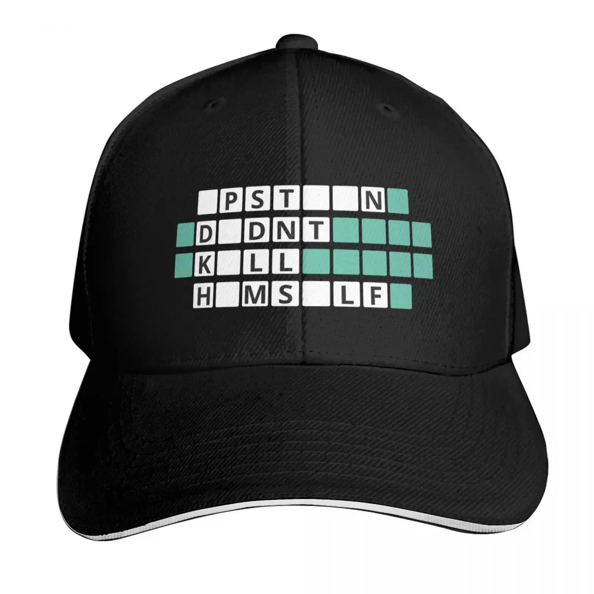 Epstein Didn't Kill Himself Word Puzzle Hangman Baseball Cap Men Women Casual Summer Sport Sun Cap
