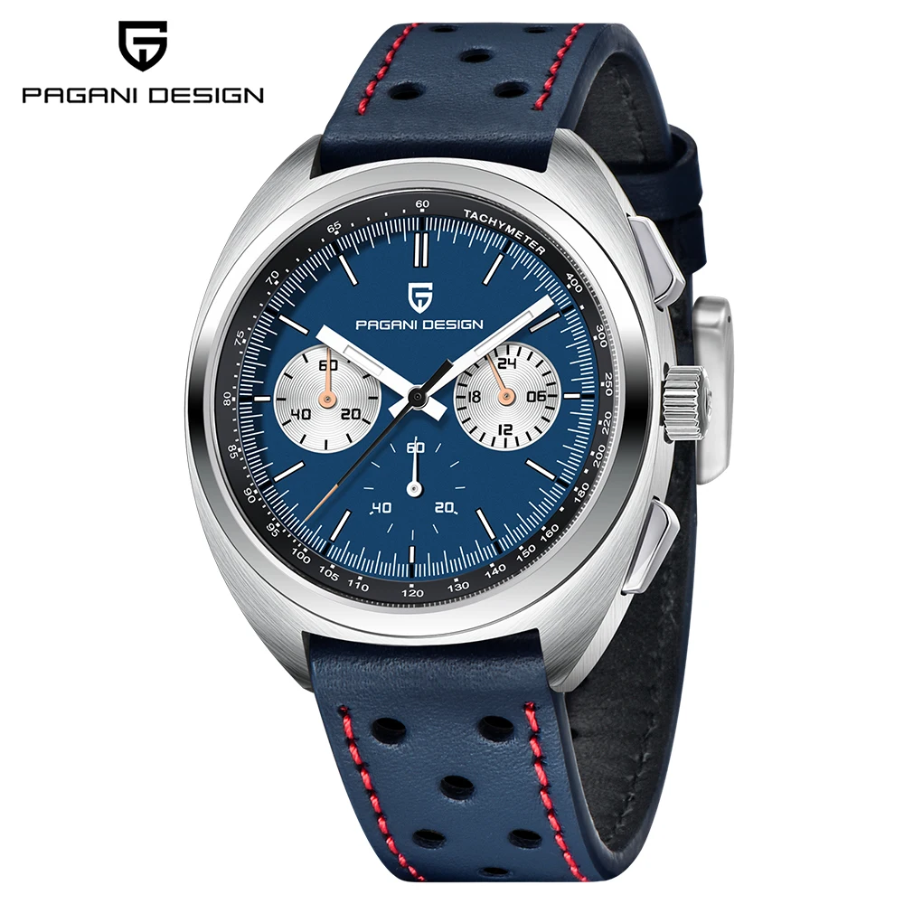 PAGANI DESIGN 2026 NEW Turtle Back Chronograph 1782 Fashion Quartz Wristwatch for Man Luminous Waterproof Watch Reloj Hombre image 3