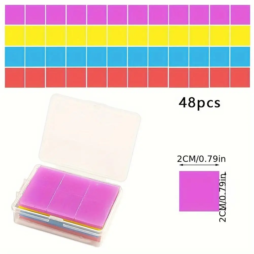 48 Pieces of Diamond Painting Clay, Colorful 5D Diamond Painting Wax, Diamond Art Wax, Used for Crafts, Drilling, Embroidery, and Diamond Painting Accessories