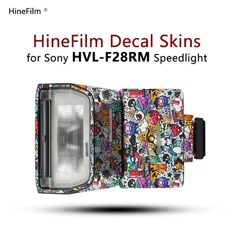 HVL-F28RM Speedlight Sticker Decal Skin For Sony HVL-F28RM Flash Skin Decal Protector Anti-scratch Coat Wrap Cover Film