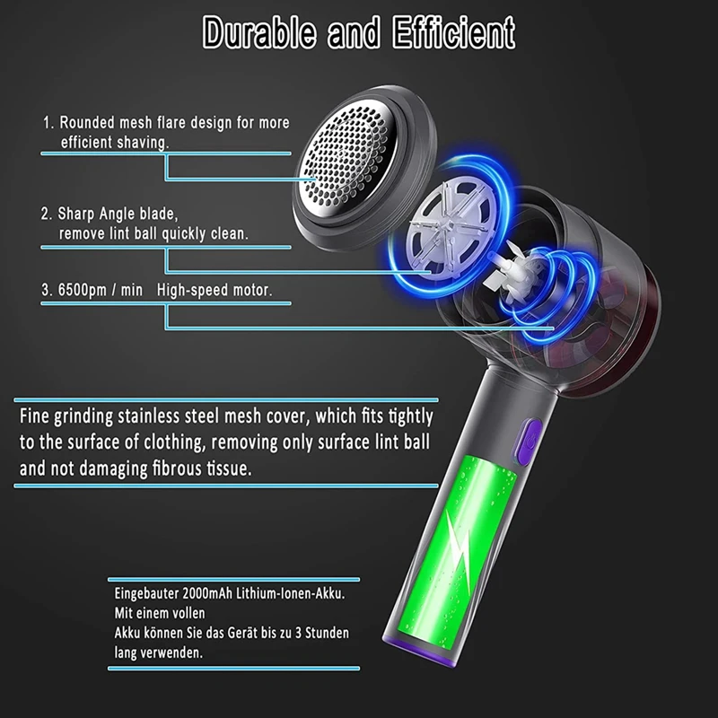 Electric Lint Remover Bobbles For Clothing, Furniture, For Various Fabrics Lint Remover Lint Remover