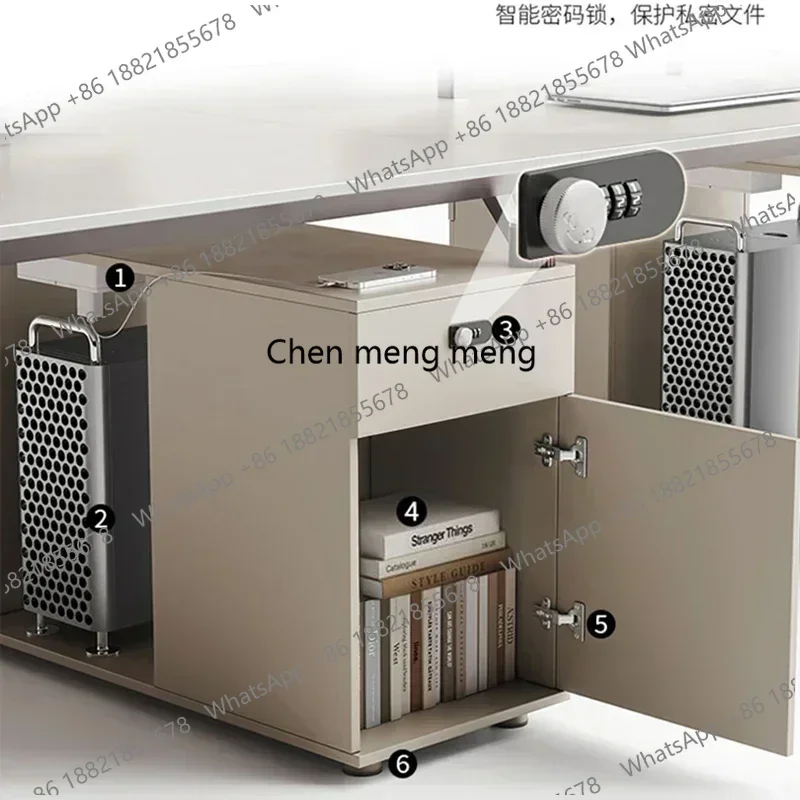 

zHReception Office Desk Electric Adjustable Desktop Reading Office Desk Corner Motion Executive Ufficio Entrance Hall Furniture