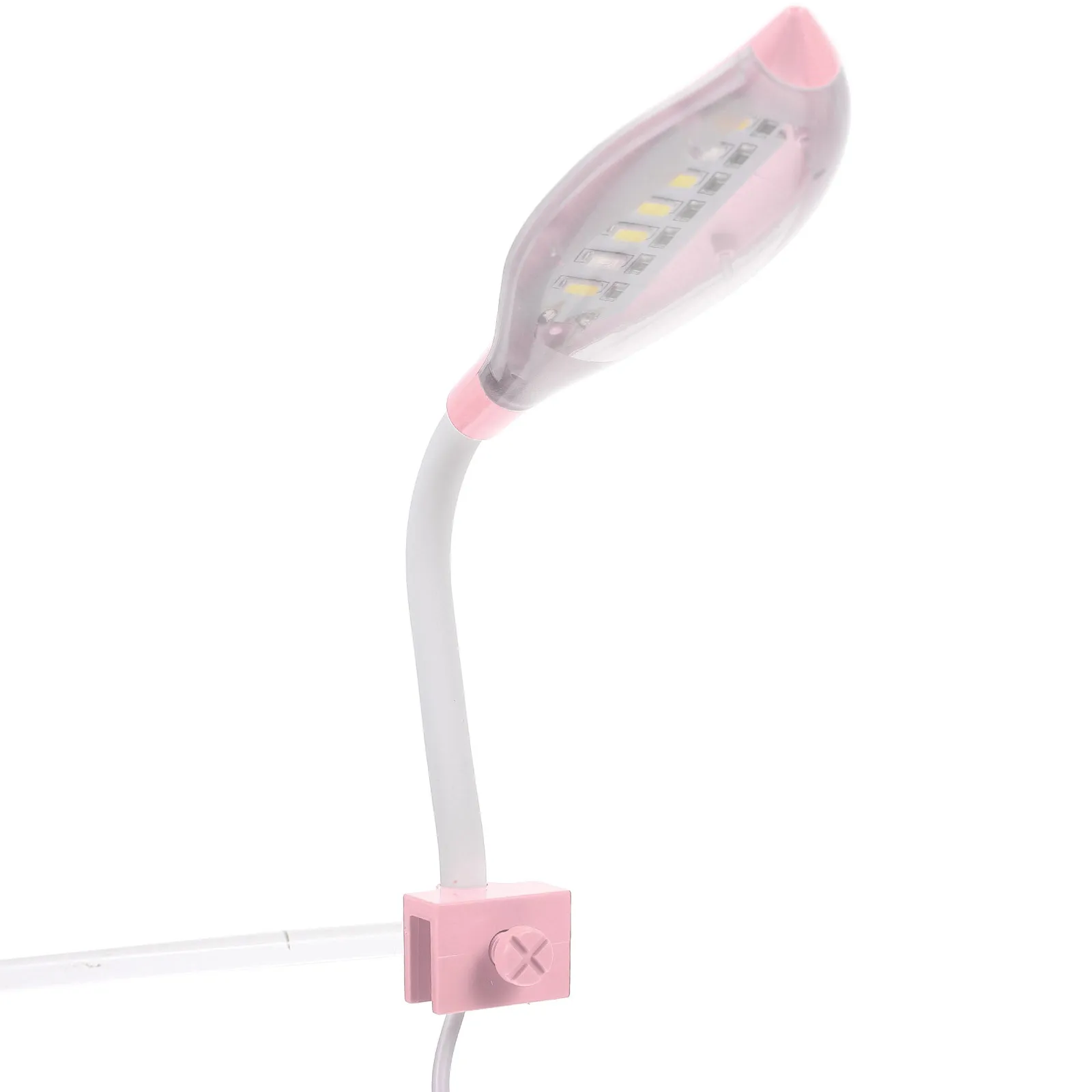 

7 LED Fish Tank Clip Aquarium Light Plastic Clip on Lamp USB Powered Adjustable Aquarium Lighting Tool Fish Tank Light