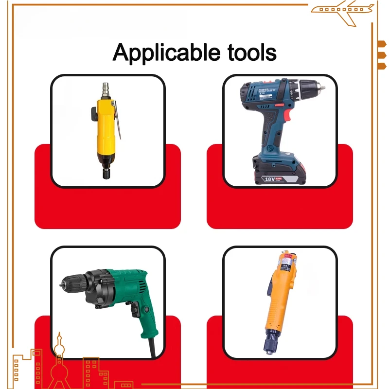 Cross Screwdriver Head Extension Wind Screwdriver Hand Electric Drill Strong Magnetic Set Electric Screwdriver High Hardness