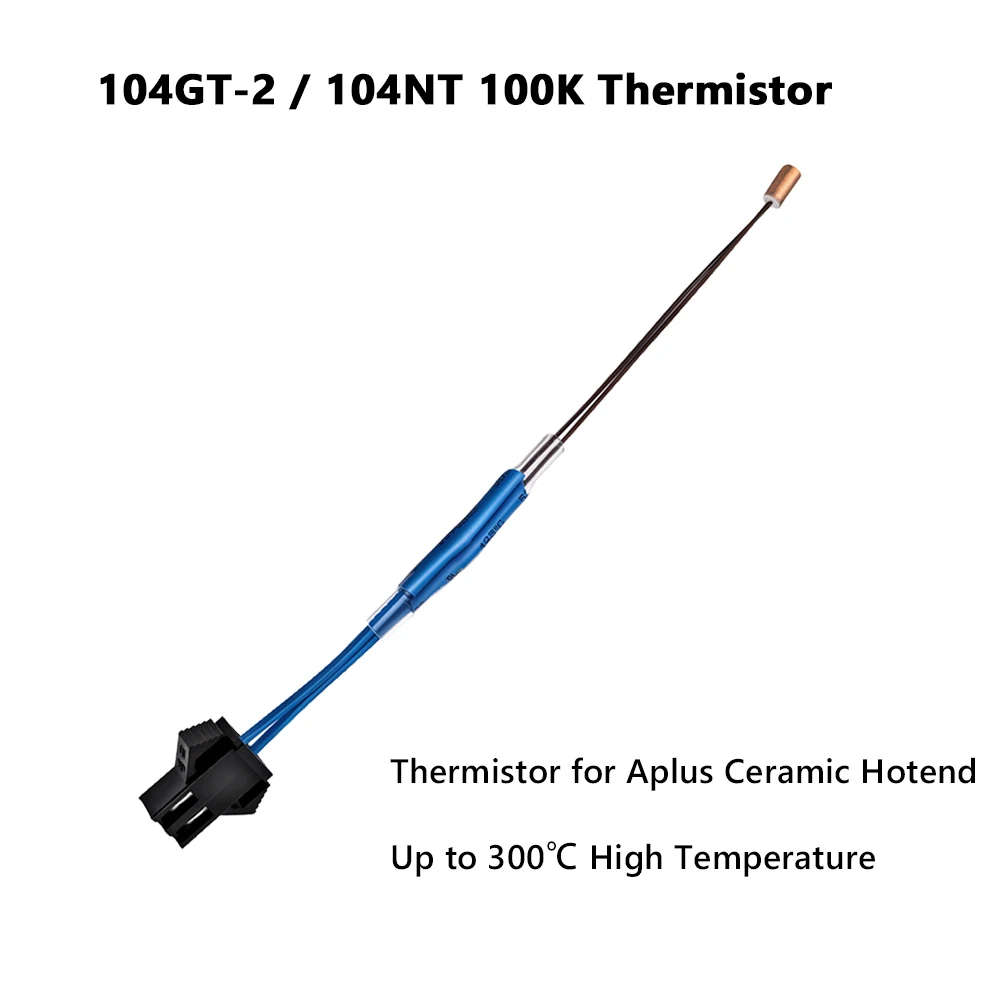 APLUS Ceramic Hotend Thermistor 104GT-2 104NT NTC Serson - Precision Temperature Control for 3D Printer Nozzle