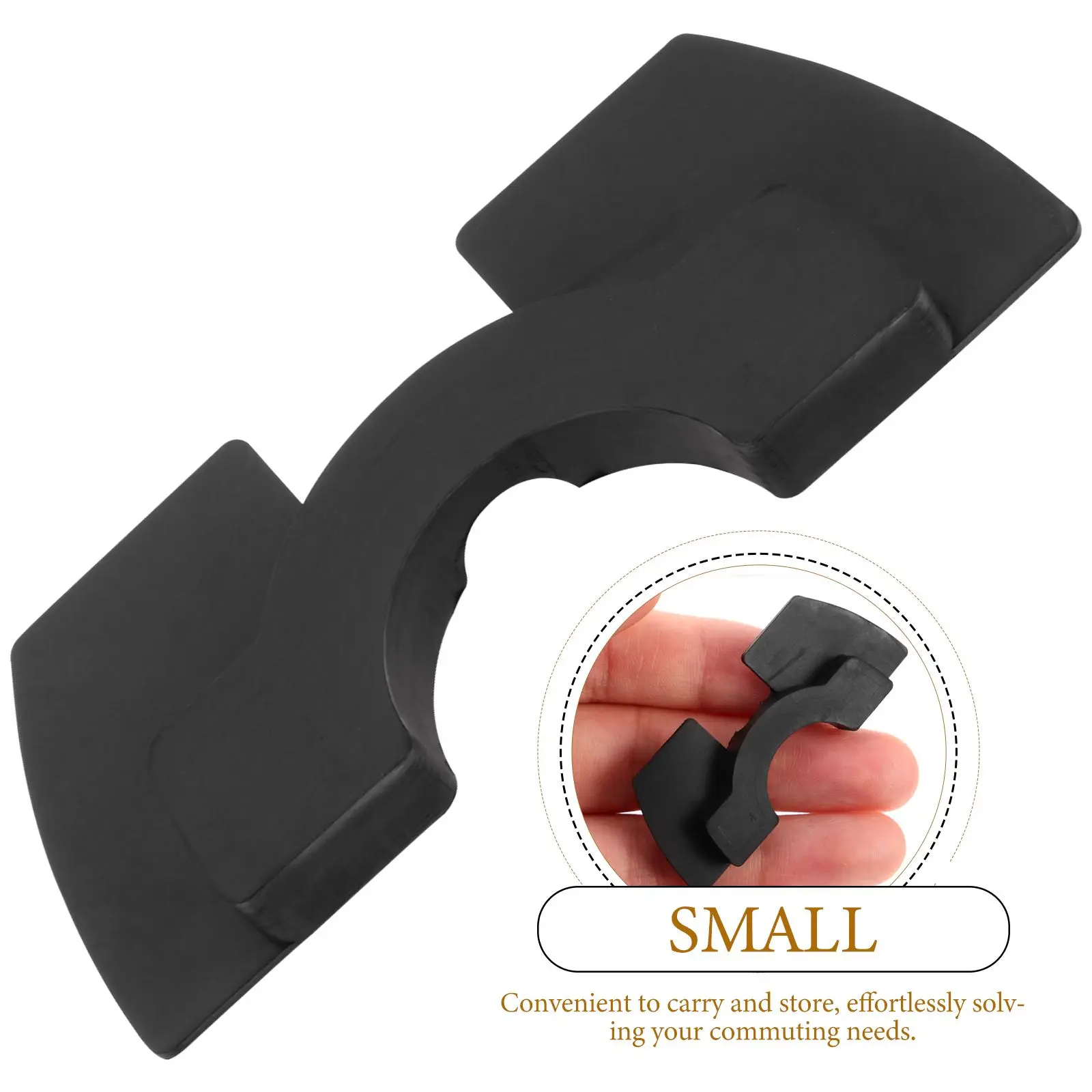 Tapis d'amortissement des vibrations en caoutchouc noir pour Scooter électrique, 06mm, pièces de rechange, Solution de stockage facile pour les déplacements